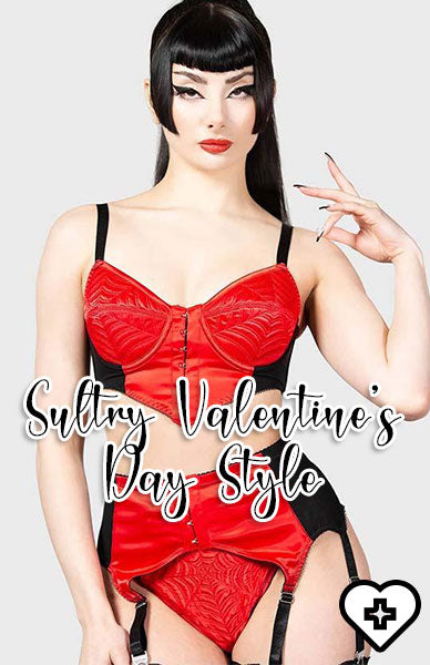 Sultry Valentine’s Day Style: Pleaser Heels & Gothic Lingerie Pairings