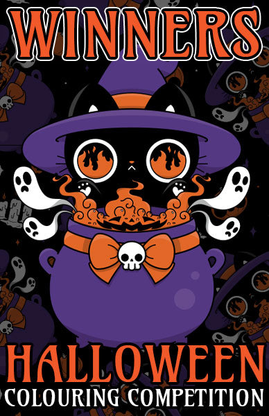 Halloween Colouring Competition 2025 Winners 🎃🖤