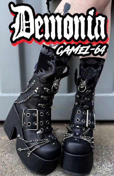 STYLE SPOTLIGHT - NEW DEMONIA CAMEL-64 BOOTS!