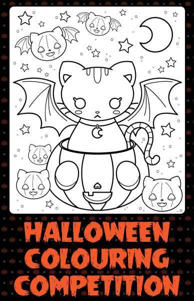 HALLOWEEN COLOURING COMPETITION!
