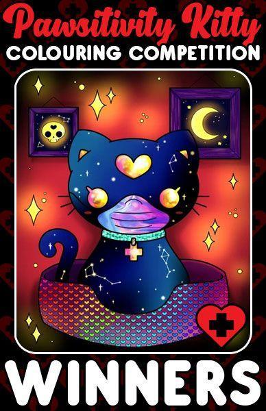 Pawsitivity Kitty Colouring In Competition! ❤️WINNERS ANNOUNCED!❤️ - Beserk