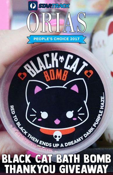 The Orias17 Black Cat Bath Bomb Thankyou Giveaway! - Beserk