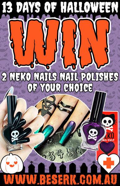 WIN 2 NEKO NAILS NAIL POLISHES OF YOUR CHOICE - Beserk