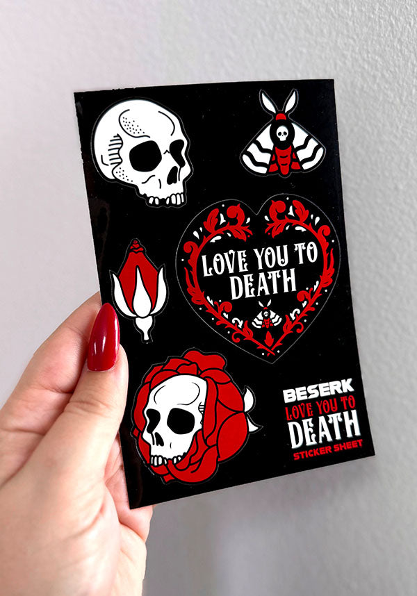 Love You To Death | STICKER SHEET