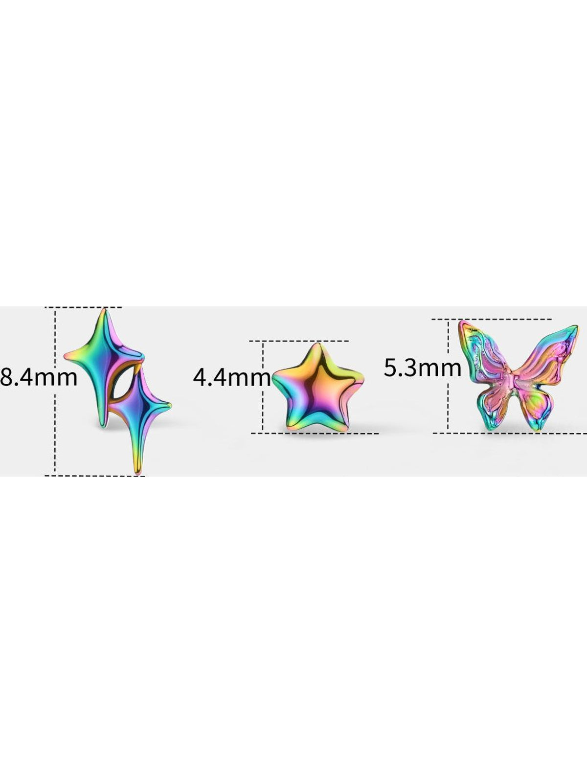 Prismatic | 3PC NOSE STUD