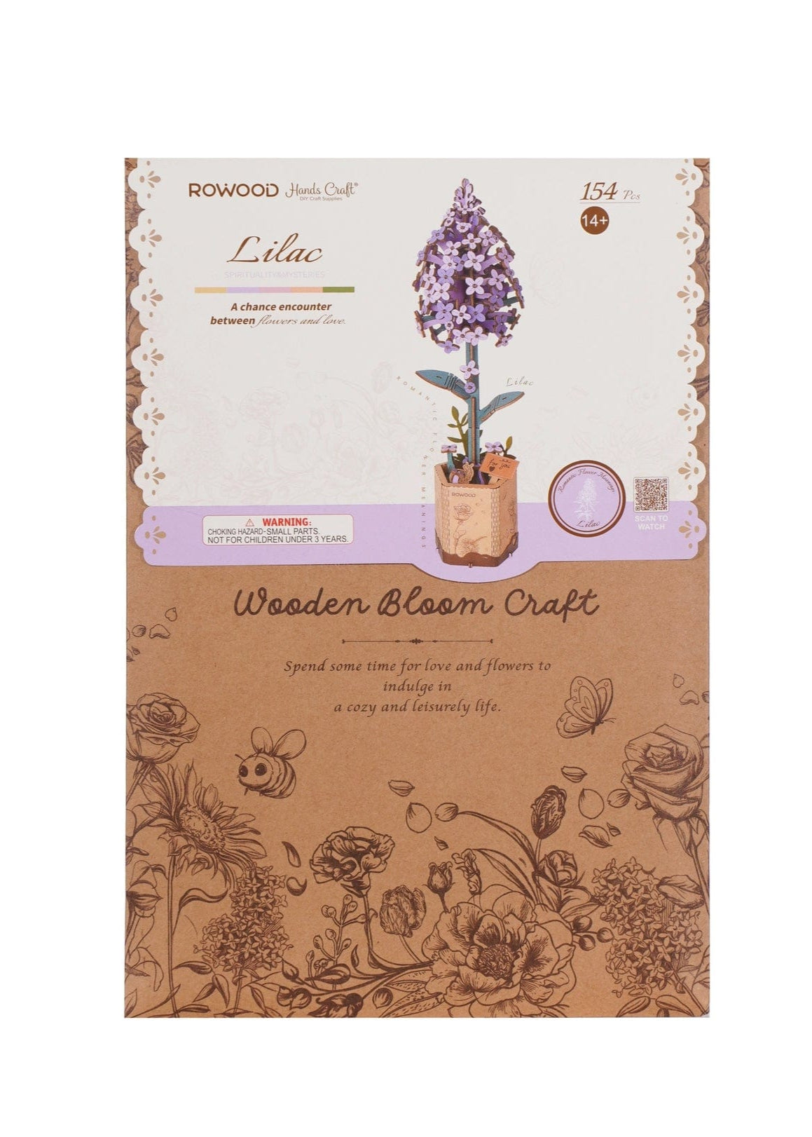 Lilac Flower | 3D PUZZLE*