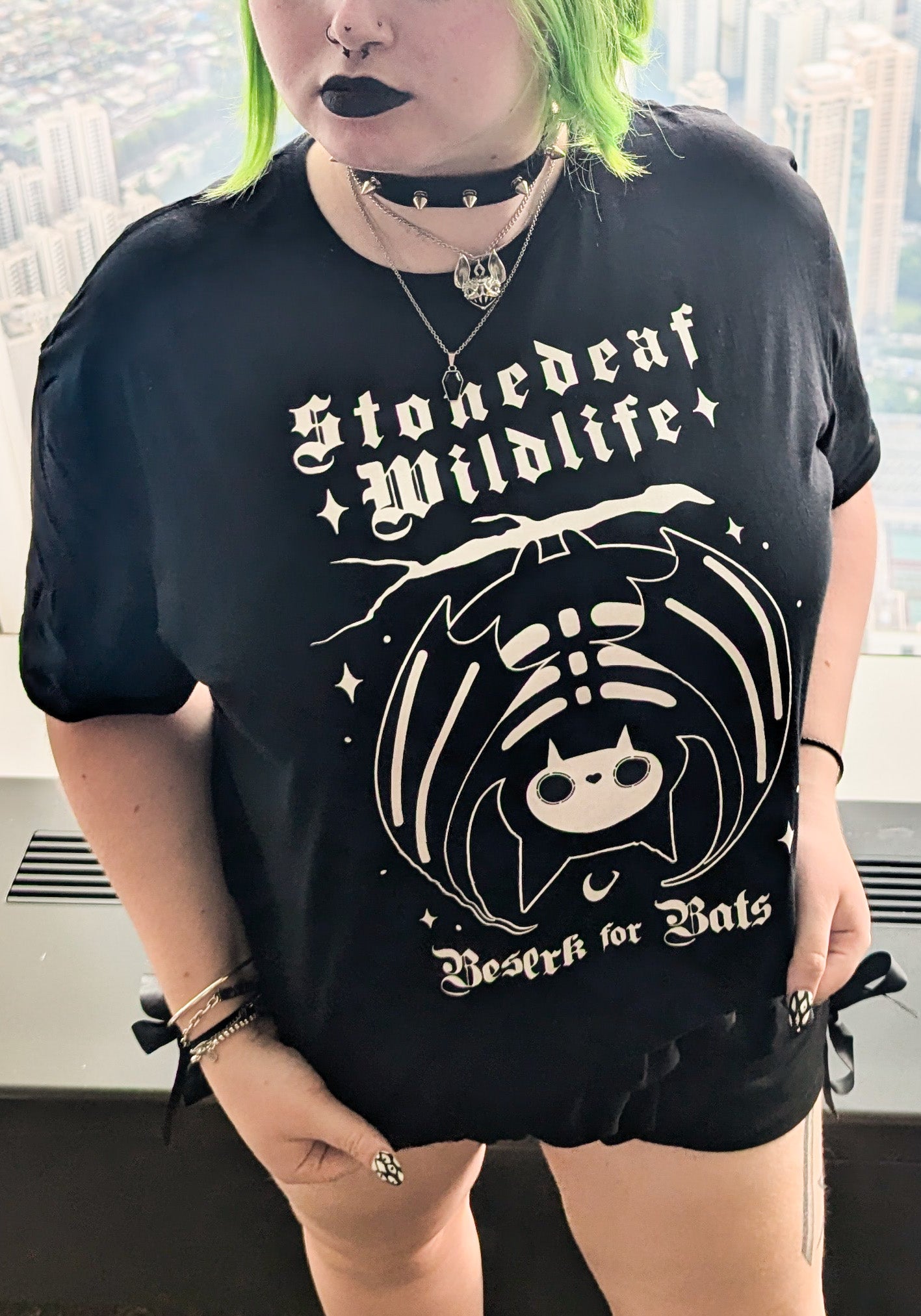 Batty Bones | STONEDEAF CHARITY T-SHIRT**