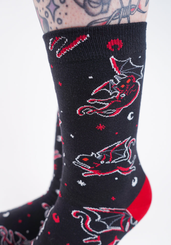 Batty Cats | CREW SOCKS*