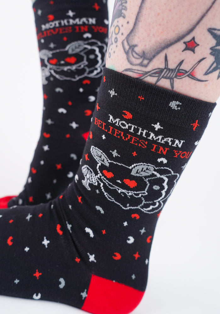 Mothman Believes In You | CREW SOCKS