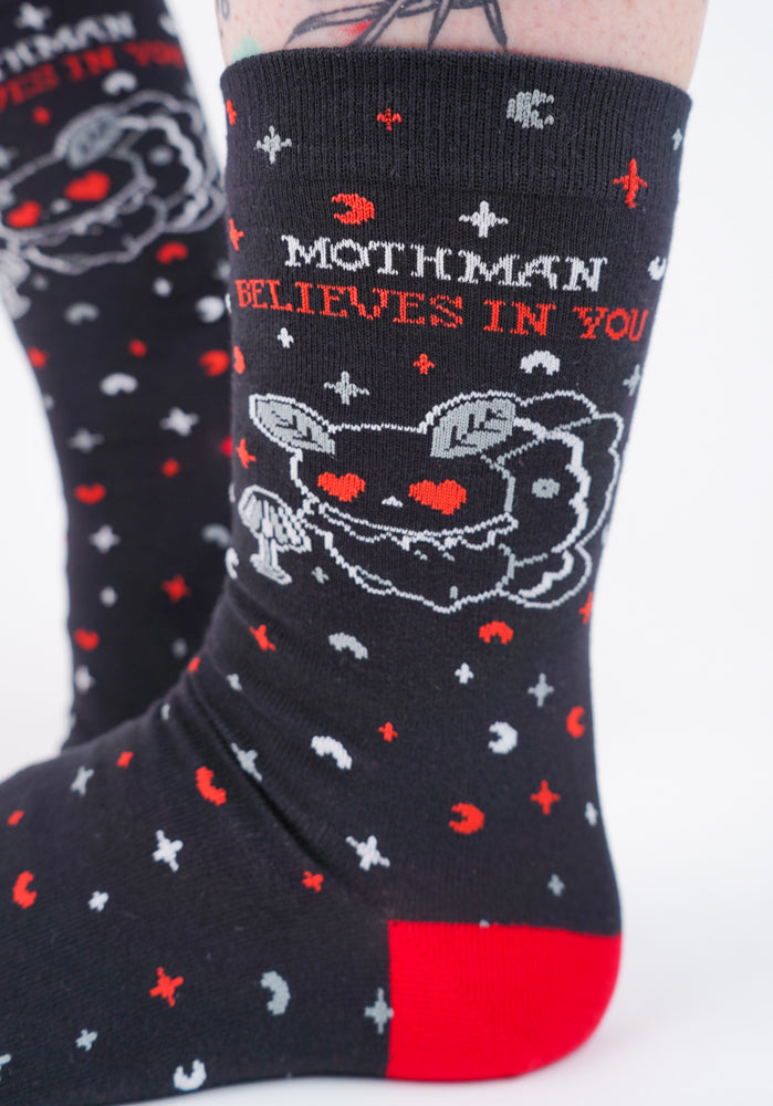 Mothman Believes In You | CREW SOCKS