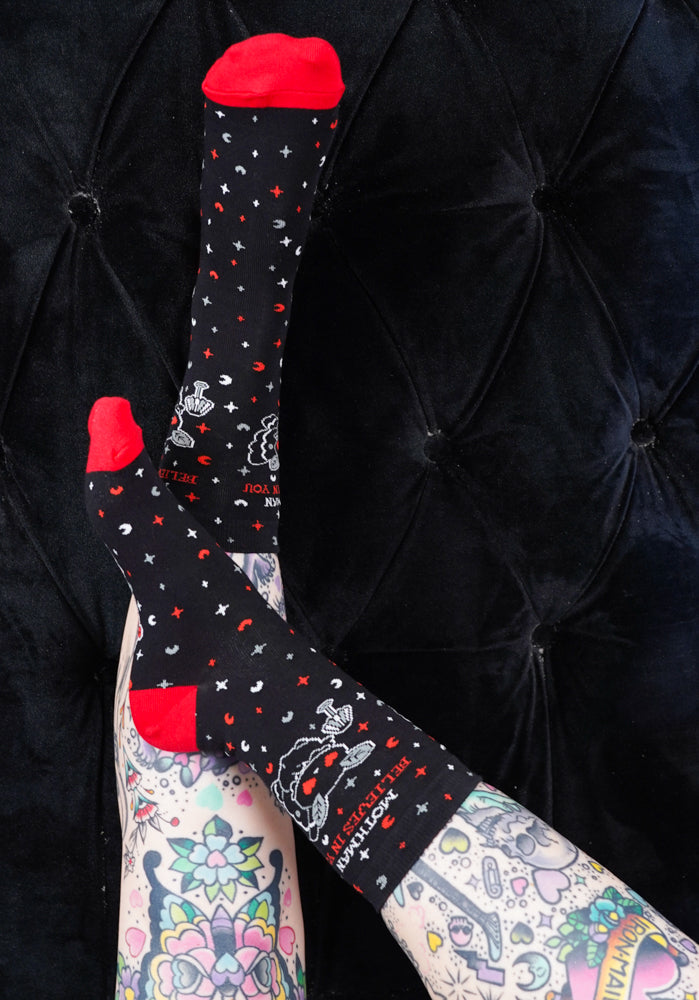 Mothman Believes In You | CREW SOCKS