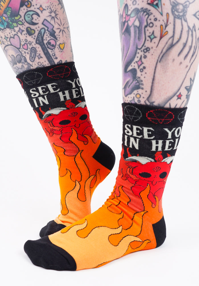 See You In Hell | CREW SOCKS*
