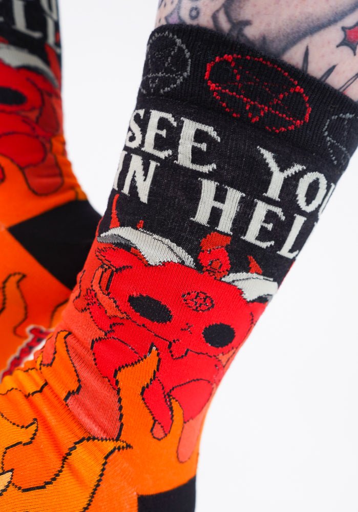 See You In Hell | CREW SOCKS*