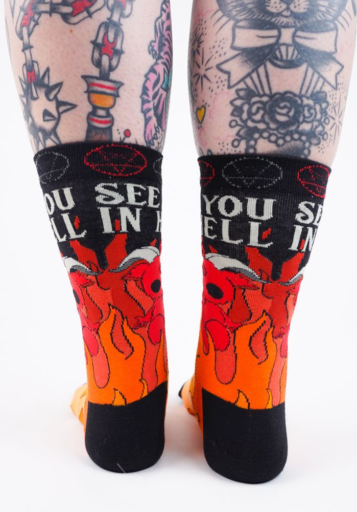 See You In Hell | CREW SOCKS*