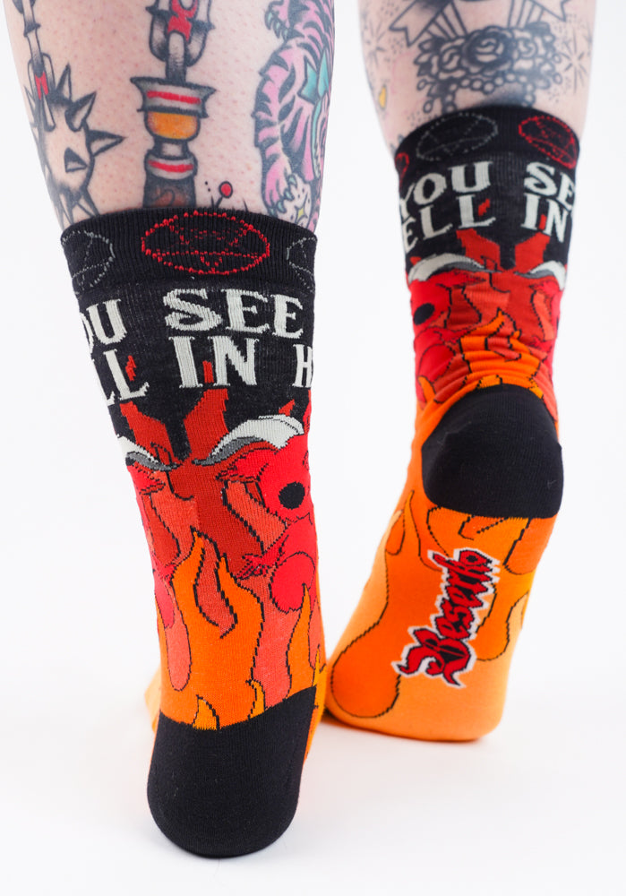 See You In Hell | CREW SOCKS*