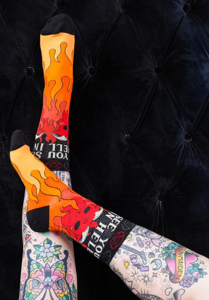 See You In Hell | CREW SOCKS*