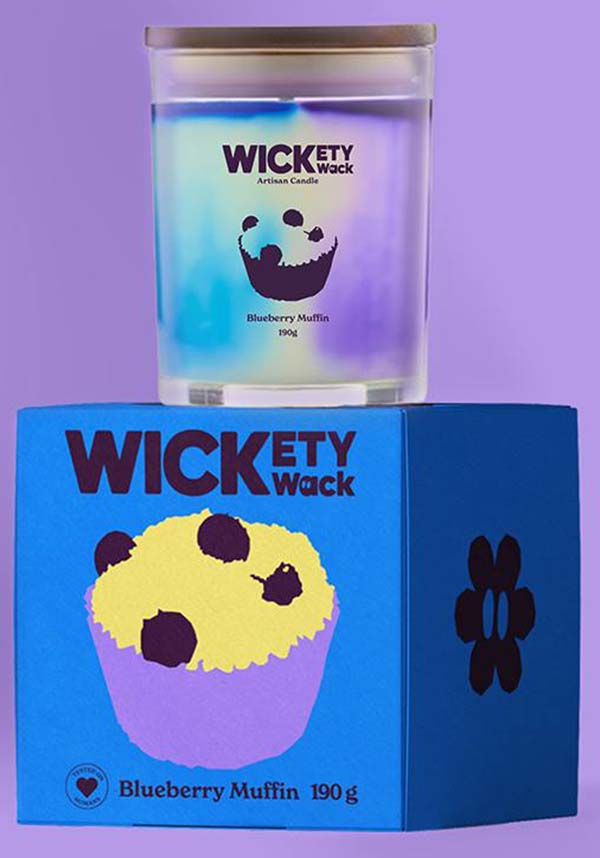 Wick’ety Wack Blueberry Muffin - Back View