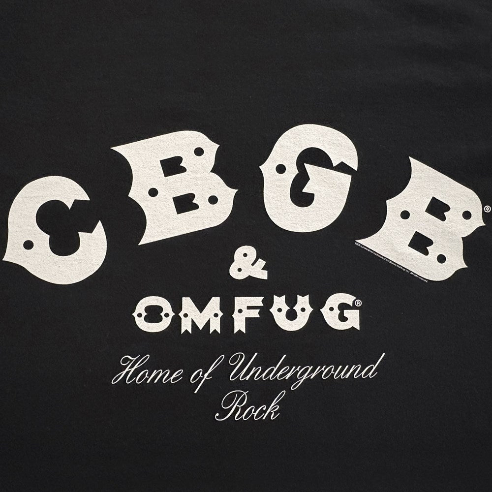 CBGB & OMFUG - OG Logo - Black T-shirt