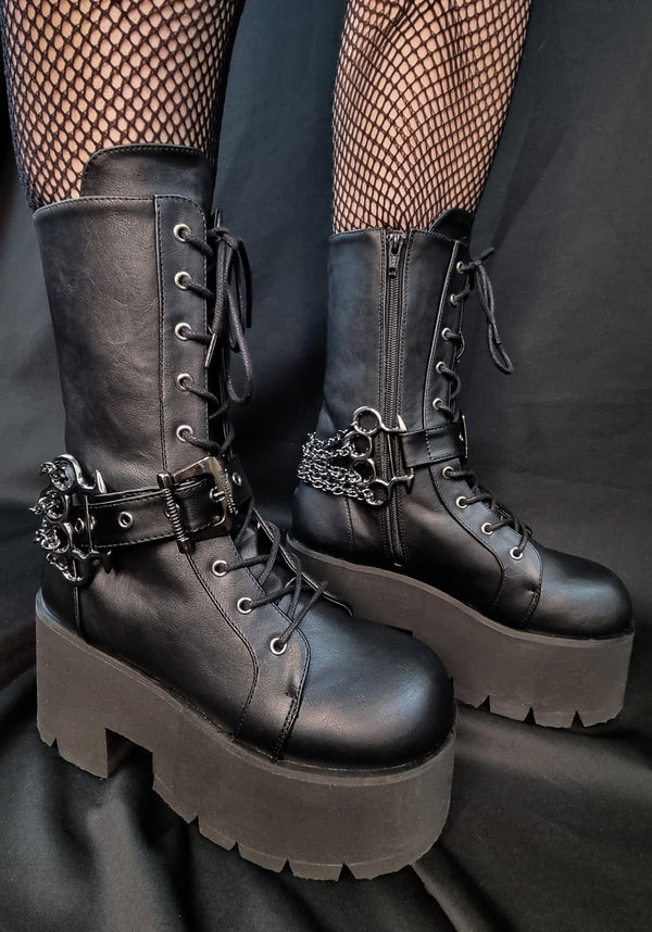 Knee High Boots Arnes Para Botas Demonia (par) Demonia 0FXZ01085