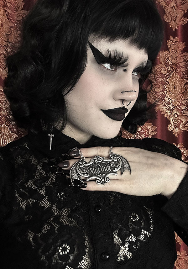 Darling Coffin Plaque | NECKLACE*