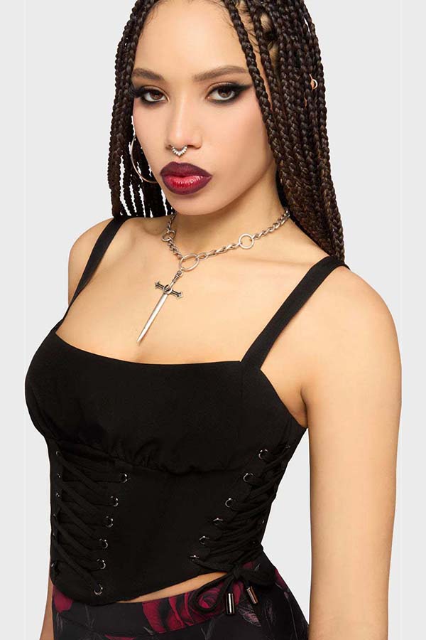Fawnelle Lace Up | CORSET TOP