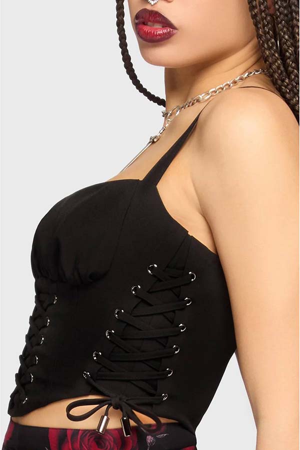 Fawnelle Lace Up | CORSET TOP