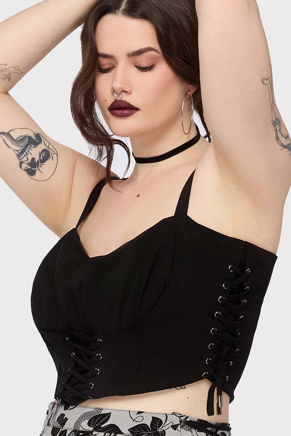 Fawnelle Lace Up | CORSET TOP
