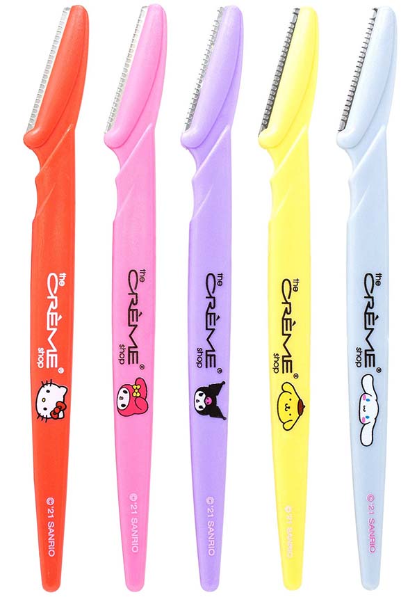 Rasoirs Sourcils Et Cheveux The Creme Shop – Lot De 3, Extra-tranchants