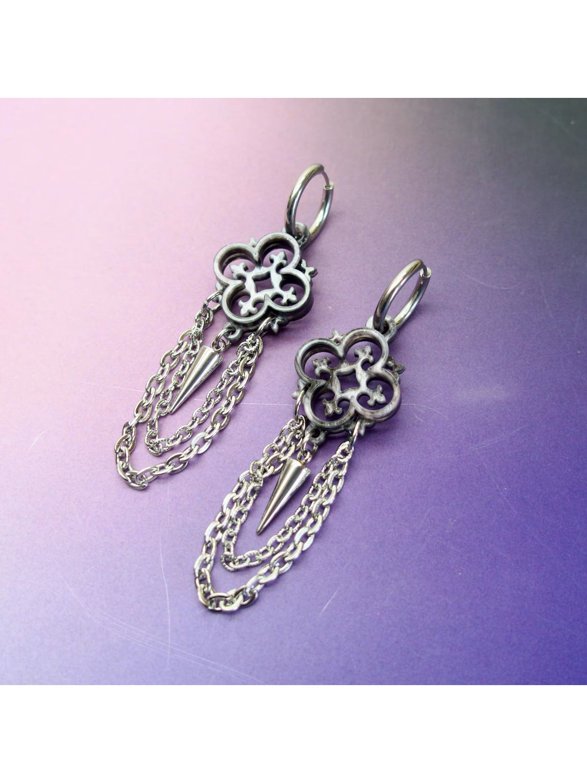 Iron Lace Cathedral Quatrefoil | EARRINGS