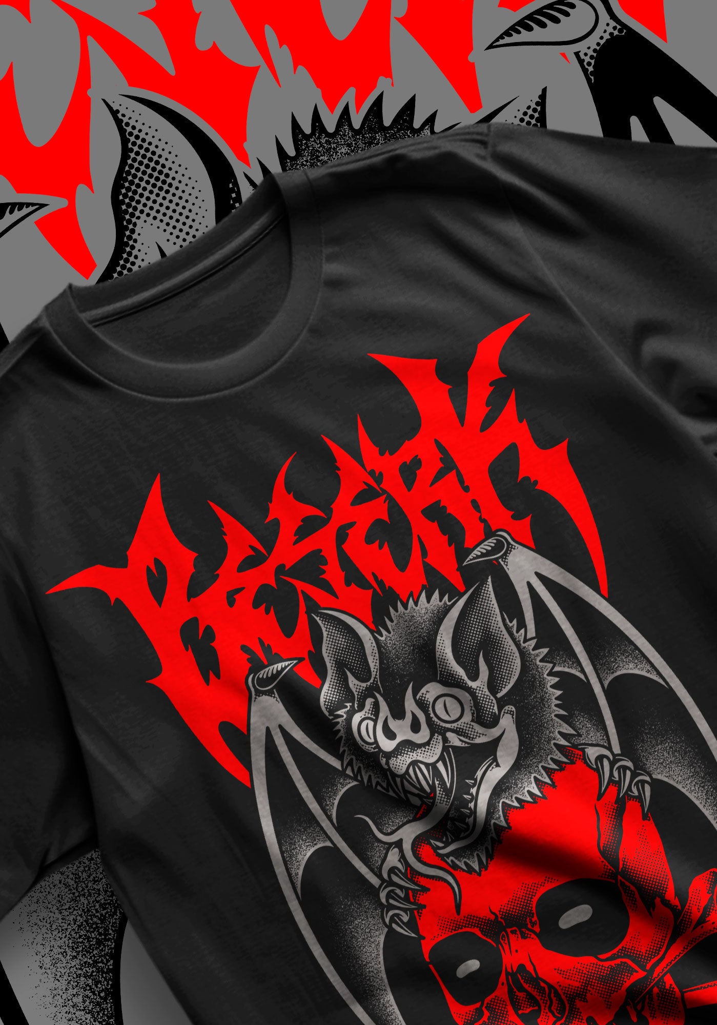 Beserk Clothing Doomed - Close Up