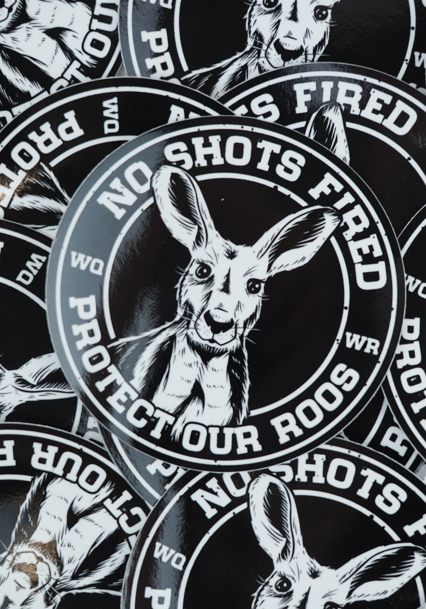 No Shots Fired | STONEDEAF CHARITY STICKER**