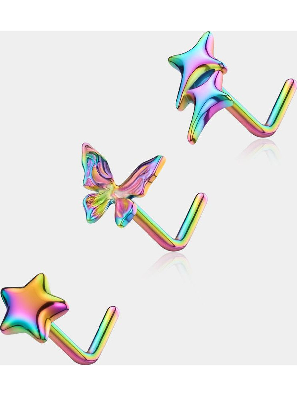 Prismatic | 3PC NOSE STUD
