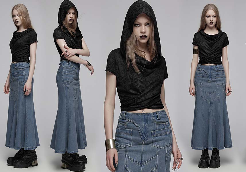 Priscilla | RUCHED HOODED TOP*