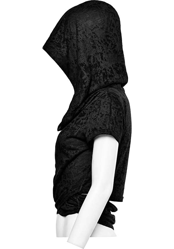 Priscilla | RUCHED HOODED TOP*