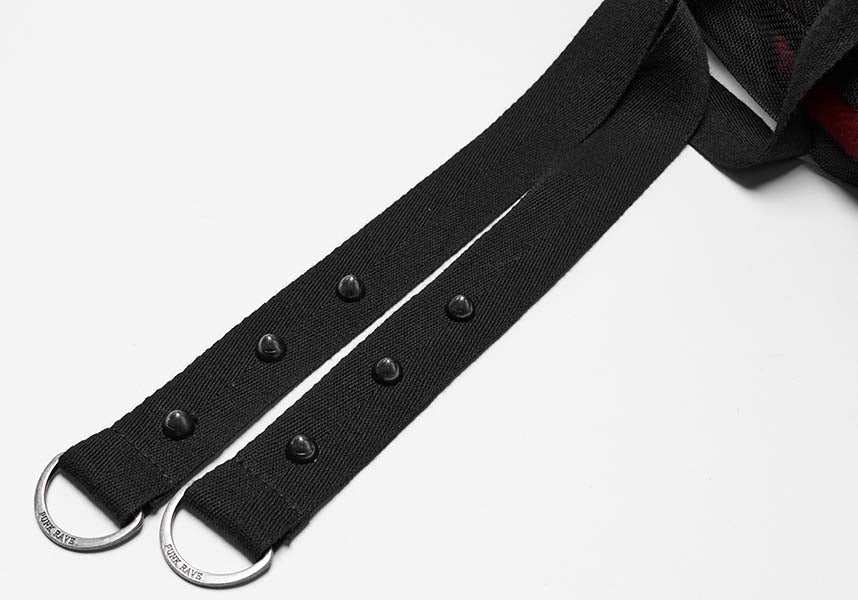 Ashaya Plaid Mesh | MIDI SKIRT