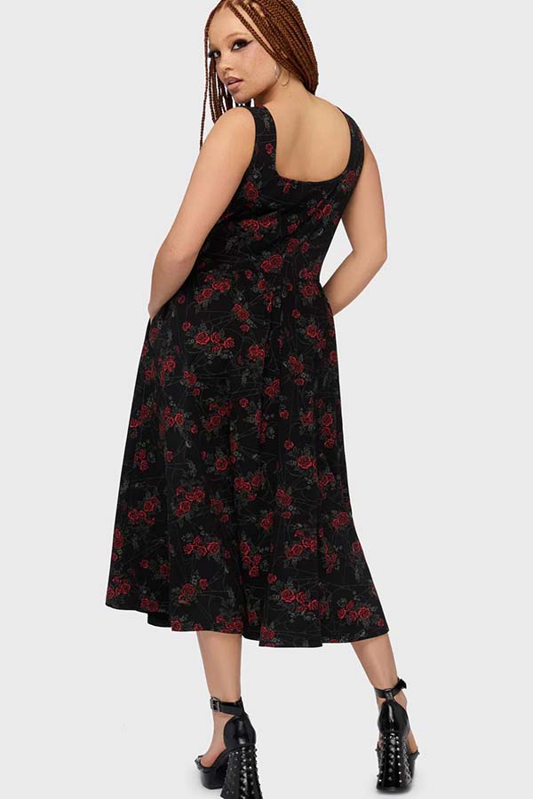 Poisoned Rose | MIDI DRESS