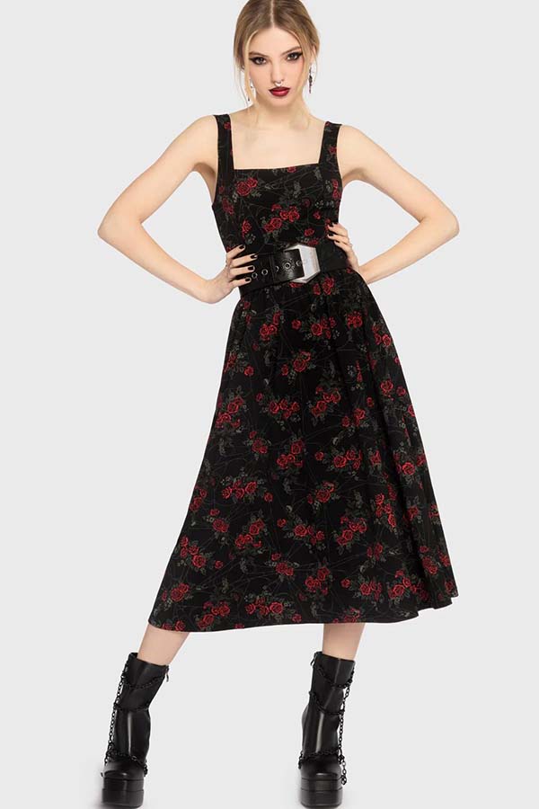 Poisoned Rose | MIDI DRESS