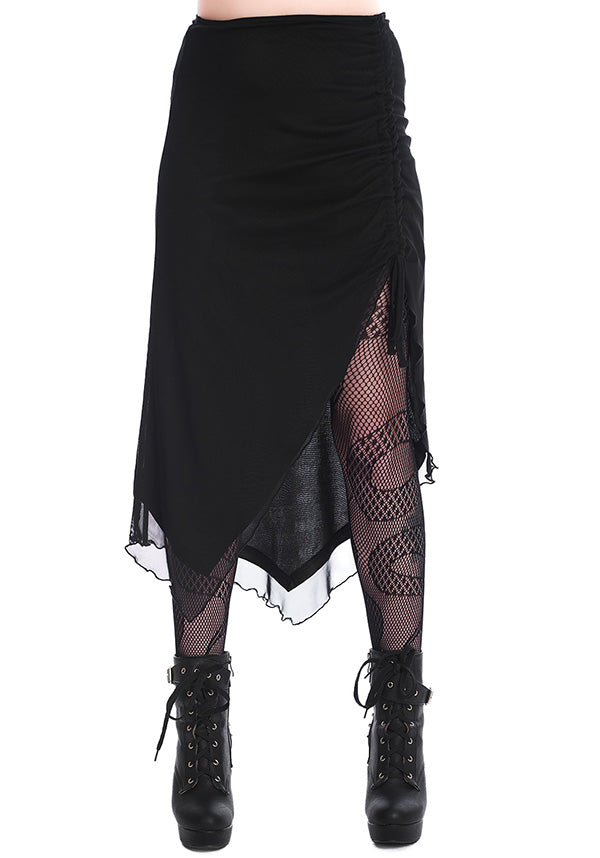 Umbra | MESH RUCHED SKIRT*
