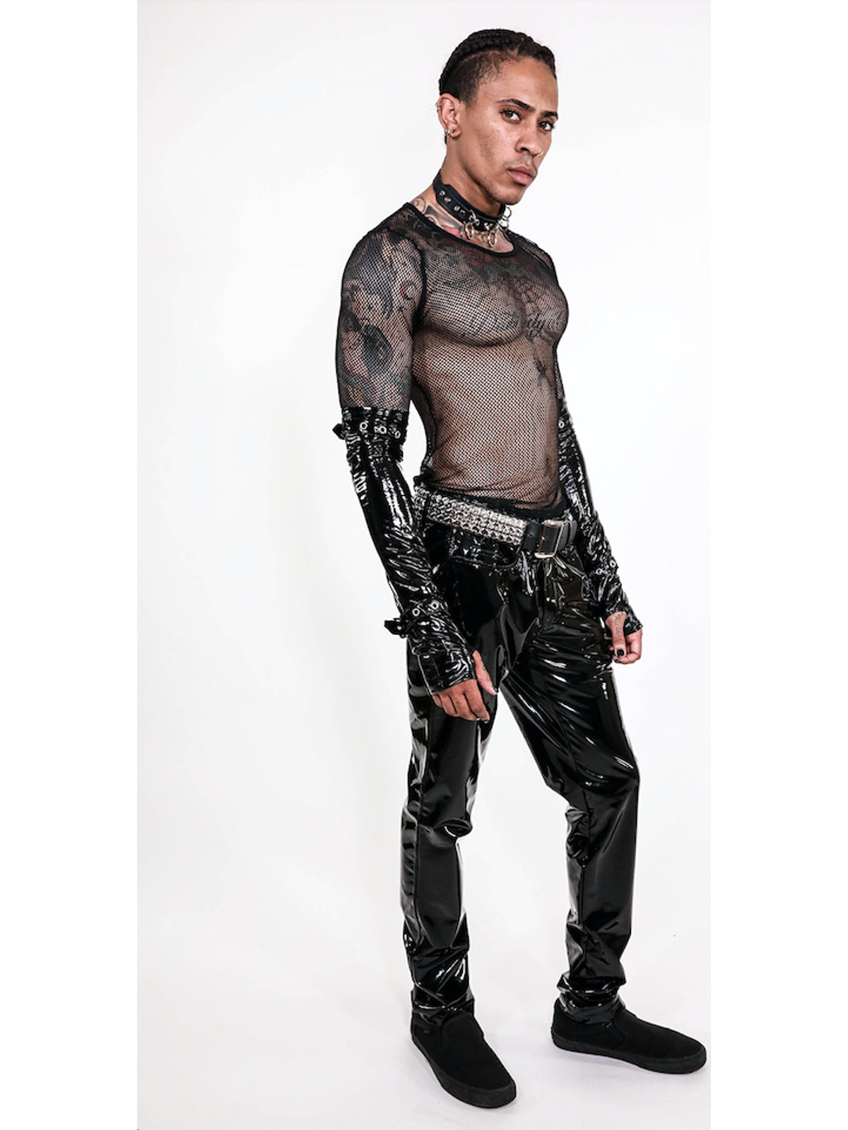Skinny Pvc Vinyl Stretch Jeans-bottoms-lip Service | BOTTOMS