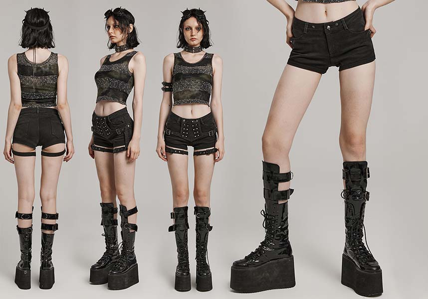Jinx | BUCKLE SHORTS*