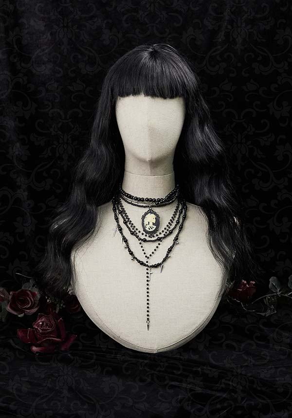 Memento Mori Cameo | LAYERED NECKLACE