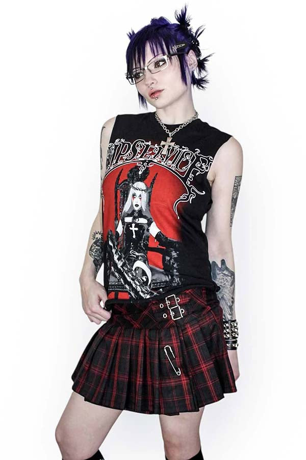 World's End | PLEATED MINI SKIRT