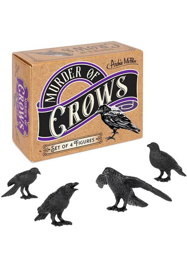 Murder Of Crows | SET - Beserk - ACD13641, all, clickfrenzy15-2023, crow, discountapp, figure, figures, figurine, figurines, fp, gift, gift idea, gift ideas, gifts, gothic gifts, kids toy, may22, mens gifts, novelty, R170522, set, toy, toys