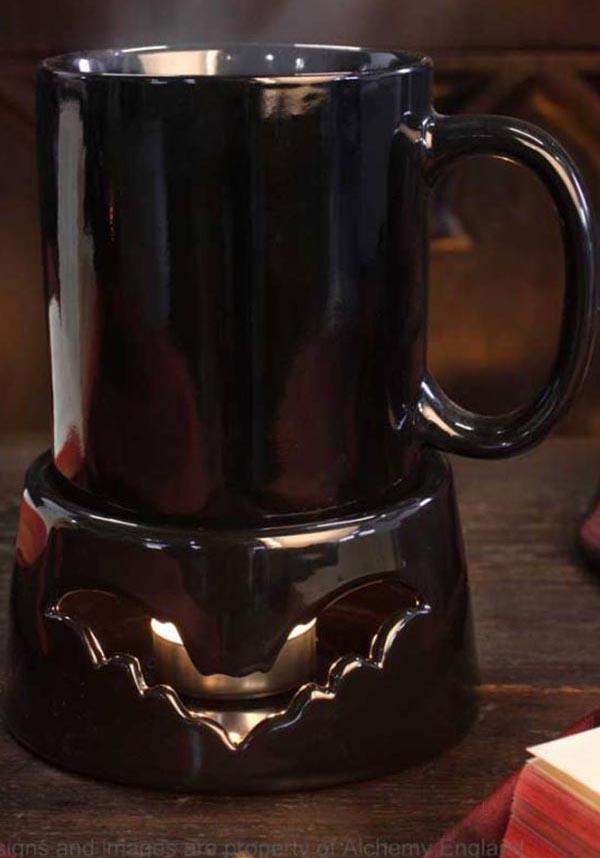 Bat | MUG WARMER SET - Beserk - AGQGUSSZECY, all, bat, bats, candle, clickfrenzy15-2023, cup, discountapp, fp, gift, gift idea, gift ideas, gifts, googleshopping, goth homeware, goth homewares, gothic gifts, gothic homeware, gothic homewares, halloween homeware, halloween homewares, homeware, homewares, kitchen, mar23, mens gifts, mothers day, mothersday, mothersdaycosy, mug, office, office homewares, R150323, tealight