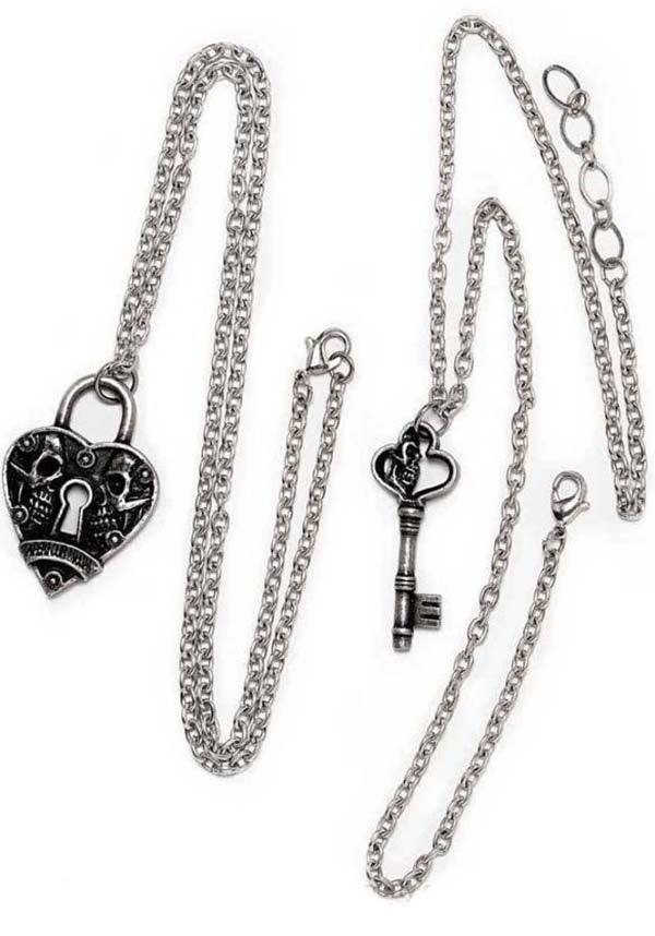 Key To Eternity | PENDANT - Beserk - accessories, AGCREQBMCJ, alchemy gothic, all, all ladies, couples, discountapp, fp, googleshopping, goth, gothic, gothic accessories, gothic gifts, heart lock, jewellery, jewelry, jun2023, key, keyhole, keys, labelnew, ladies, ladies accessories, lock, locks, love, love heart, men, mens, mens accessories, mens gifts, necklace, R010623, skull, skulls, unisex, women, womens