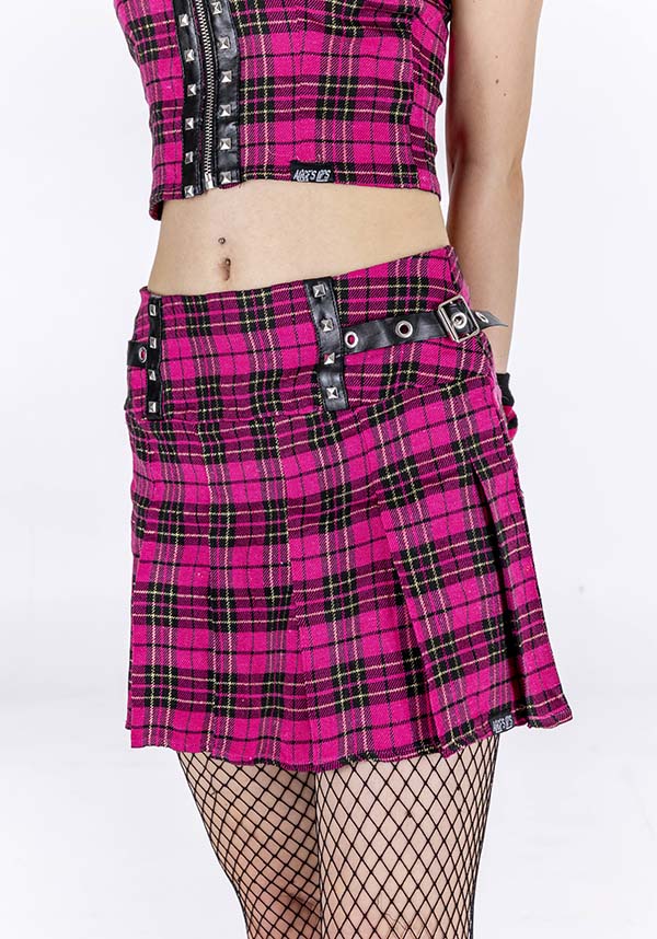 Plaid To The Bone | MINI SKIRT*