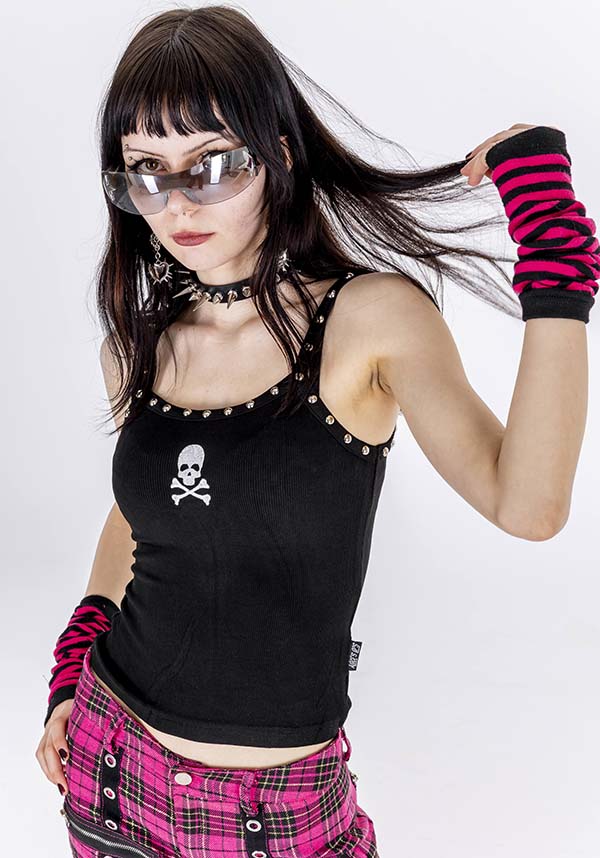 Skull Black | CAMI TANK TOP