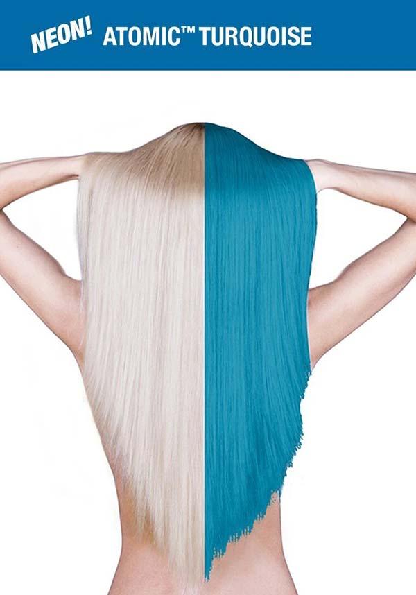 Atomic Turquoise | CLASSIC COLOUR - Beserk - 420sale, all, clickfrenzy15-2023, cosmetics, cpgstinc, discountapp, dye, ebaymp, fp, hair blue, hair colour, hair dye, hair green, labelvegan, manic panic, manic panic hair, mermaid, rainbow, turquoise, vegan