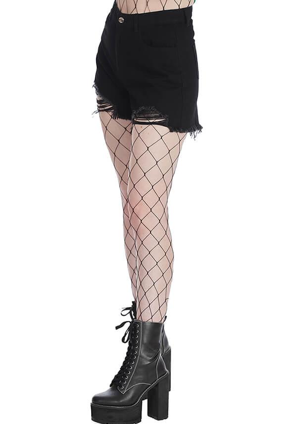 Blackwell | SHORTS - Beserk - all, all clothing, all ladies clothing, BA39270, banned apparel, black, clickfrenzy15-2023, clothing, denim shorts, discountapp, edgy, fp, googleshopping, goth, goth summer, goth summer clothing, gothic, grunge, jan23, ladies clothing, ladies pants + shorts, ladies pants and shorts, mini shorts, plus size, punk, R050123, ripped, short shorts, shorts, summer, summer clothing, summer goth