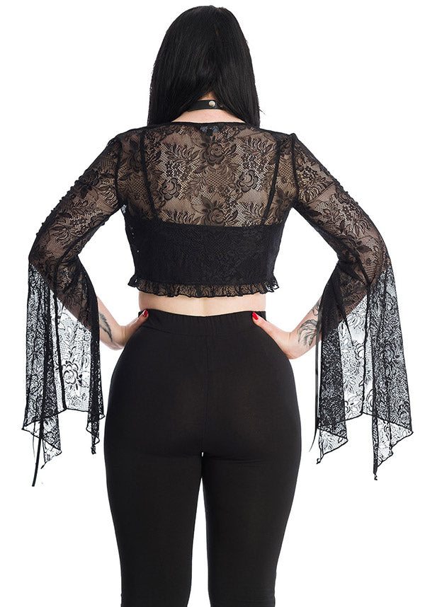 Morticia | LACE TOP*
